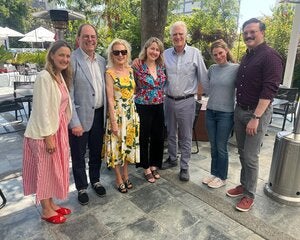 Group photo from the 2024 Allegra Johnson Literary Prize luncheon