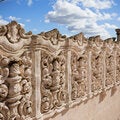 Art Deco architectural detail at the top of a building