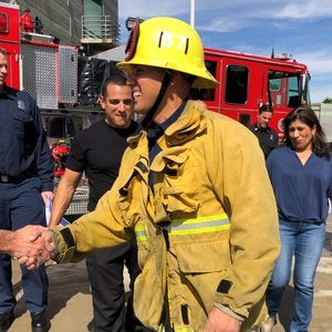 LAFD firefighter Drill Tower 81