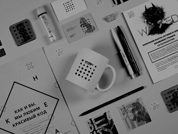 Corporate identity collateral design for coffee company