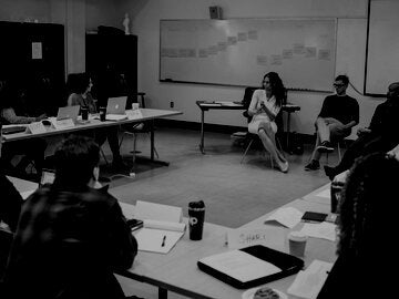 Writing workshop session