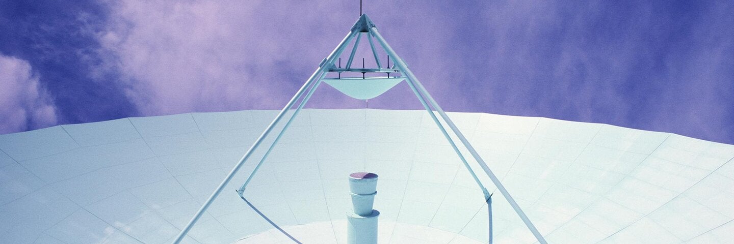 close up of radar system