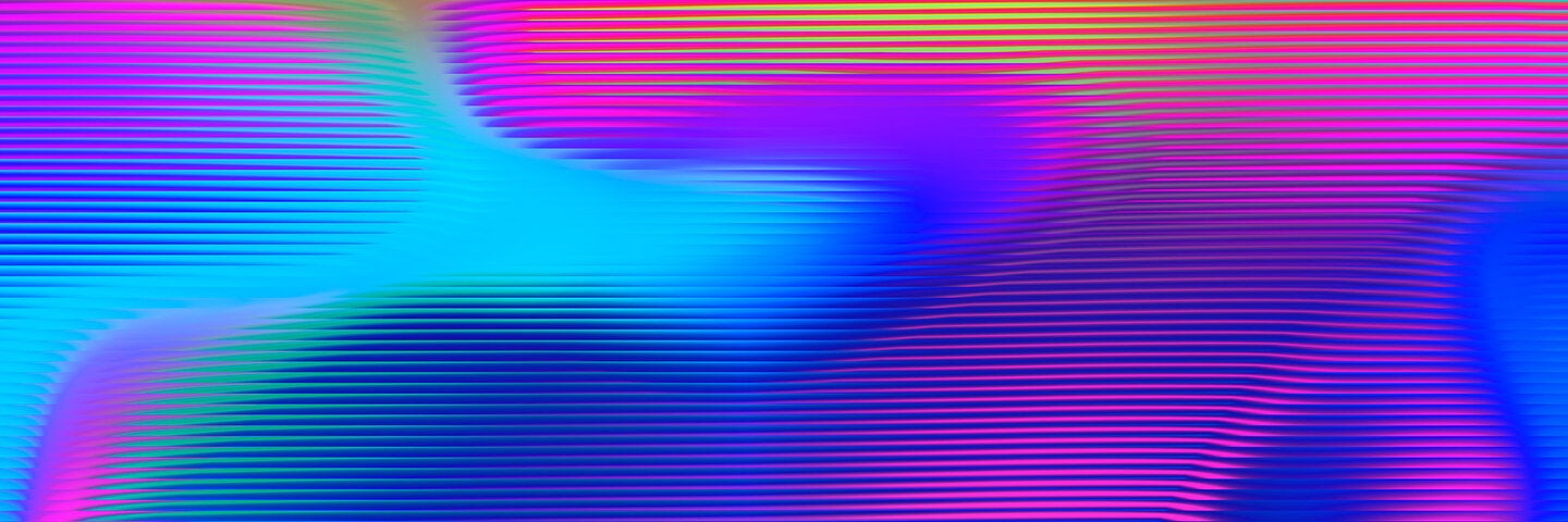 Abstract color banding