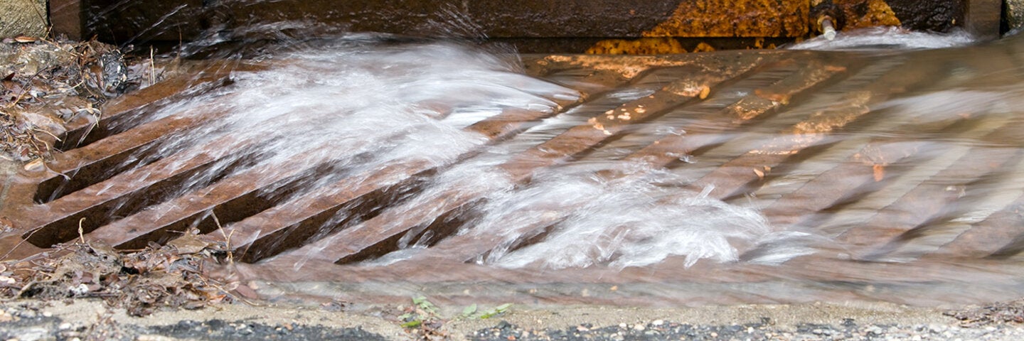 neighborhood storm drain