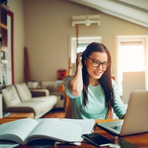 Woman on laptop