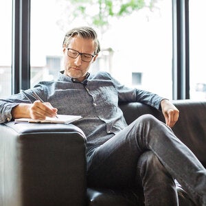 Man writing